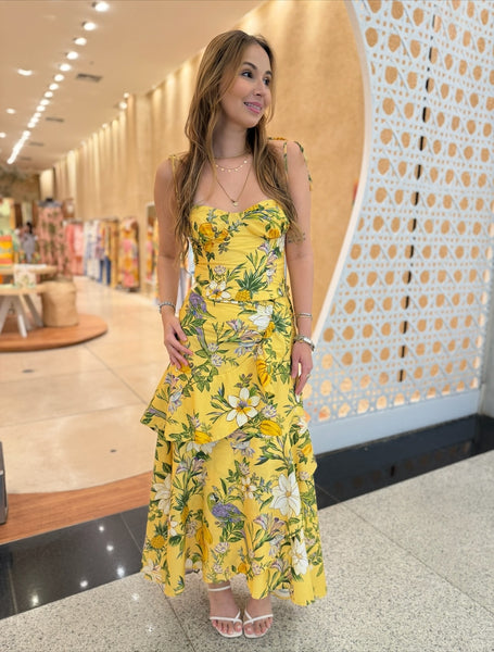 Conjunto pássaro de flor