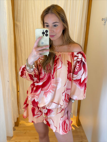 Macaquinho rosas pintadas